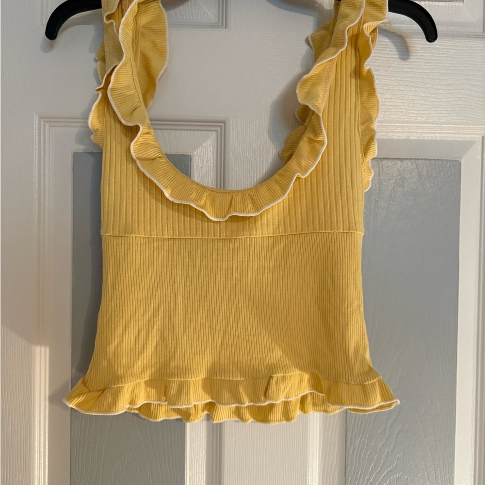 Kimchi Blue Darya Ruffle Bow Tank Top View 3